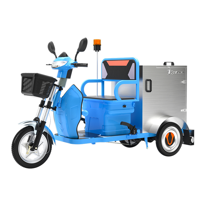 揚子電動垃圾桶清運車三輪環(huán)衛(wèi)小區(qū)學校城市搬運車BJC002